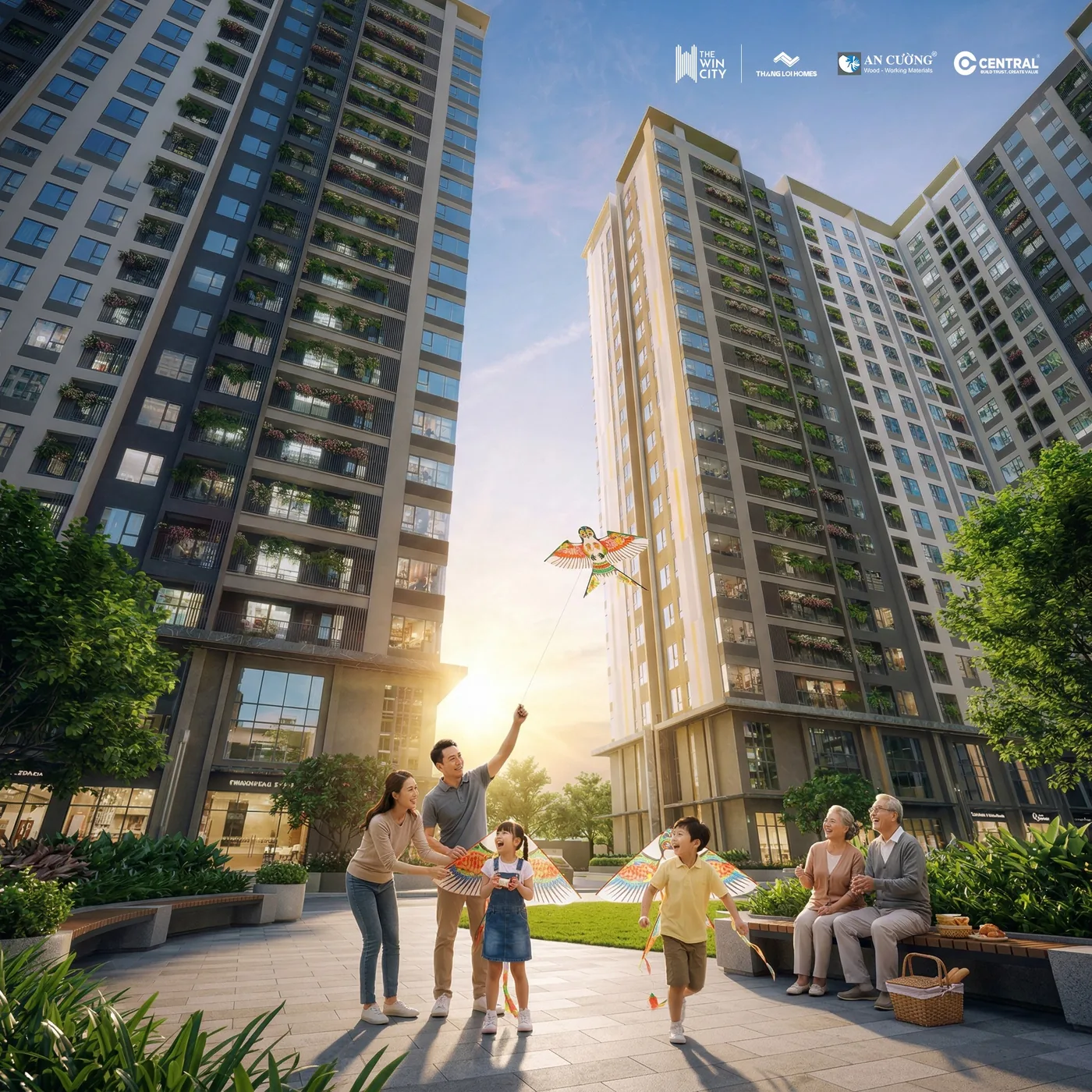 Không gian sống tại The Win City