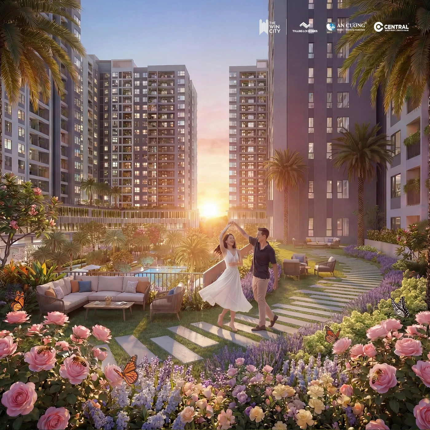 Cảnh quan nội khu The Win City